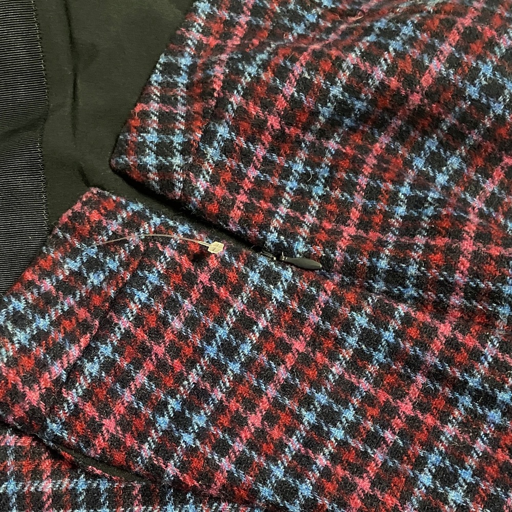 NEW! Talbots Plaid Button-Accent Skirt - Picture 4 of 4